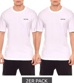 T-Shirts & Tank Tops*HECHTER STUDIO 2er Pack Herren Rundhals-Shirt Baumwoll T-Shirt NI58100 7002 Weiß