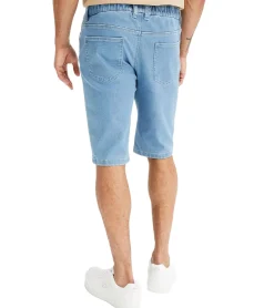 Große Größen|Shorts & Bermudas*O46bpx 2er Pack Herren Shorts kurze Denim-Hose im 5-Pocket Style Jeans-Hose Regular-Fit 941019 Blau/Dunkelblau