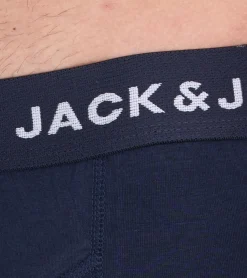 Unterwäsche|Boxershorts*Jack & Jones 16er Pack Herren Boxershorts atmungsaktive Baumwoll-Unterhose Unterwäsche 12259926 /Dunkelgrau/Navy Schwarz/Dunkelblau