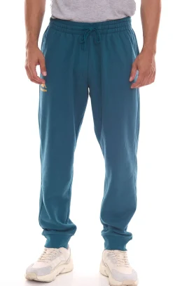 Jogginghosen & Fitnessmode*Kappa 3er Pack Dragonfly Herren Jogging-Hose Sweat-Hose mit Logo-Print und elastischem Ripp-Beinabschluss 710662 Petrolblau