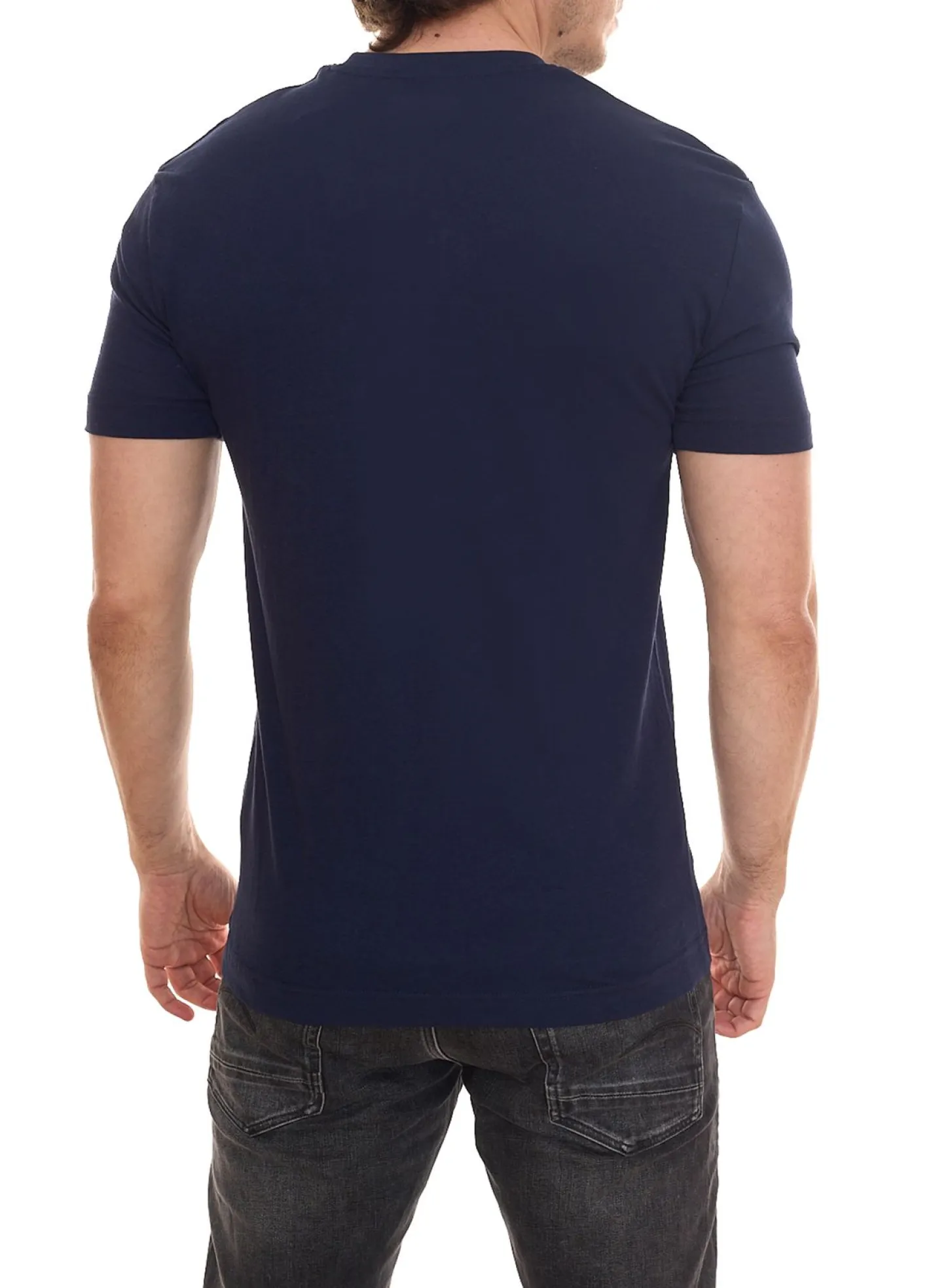 T-Shirts & Tank Tops*Kappa 10er Pack Herren Baumwoll-Shirt Rundhals-Shirt mit kleinem Logo-Patch Kurzarm-Shirt T-Shirt Sparpack 711169 , Blau oder Schwarz Weiß