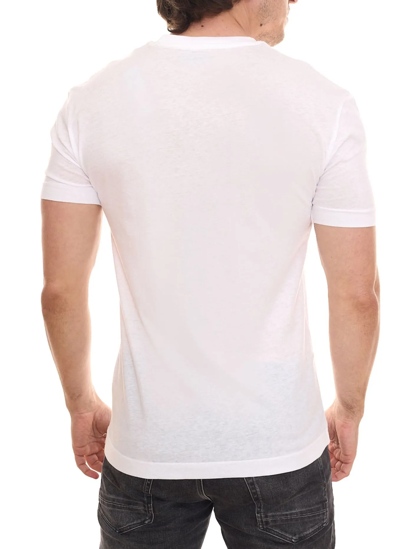 T-Shirts & Tank Tops*Kappa 8er Pack Herren Baumwoll-Shirt Rundhals-Shirt mit kleinem Logo-Patch Kurzarm-Shirt T-Shirt Sparpack 711169 , Blau oder Schwarz Weiß