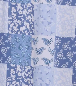 T-Shirts & Tank Tops*KIDSWORLD 2er Pack Mädchen Sommer-Shirt Kurzarm-Shirt mit Allover-Print Rundhals-Shirt 66924407 Blau/Weiß