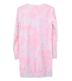 Kleider & Röcke*KIDSWORLD 2er Pack Mädchen Pullover-Kleid mit Allover-Batik-Print Sweat-Kleid 55037912 Rosa/Weiß