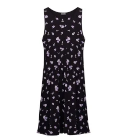 Kleider & Röcke*KIDSWORLD 2er Pack Mädchen Sommer-Kleid mit Allover Blumen-Muster Freizeit-Kleid 74239509 Schwarz