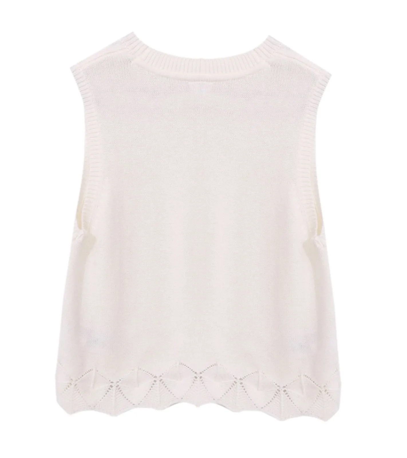 T-Shirts & Tank Tops*O46bpx 2er Pack Kinder schlichtes Mädchen Sommer-Top Baumwoll-Shirt Strick-Top Rundhals-Shirt 915913 Weiß