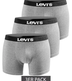 Unterwäsche|Boxershorts*LEVI´S 3er Pack Boxer Print Limited Edition Herren Boxershorts Unterhosen Unterwäsche 701225389 003 Grau