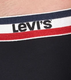 Unterwäsche|Boxershorts*LEVI´S 5er Pack LEVI`S Herren Boxershorts Baumwoll-Unterwäsche mit farblichen Akzenten am Bund 701224335 Schwarz/Grau/Blau