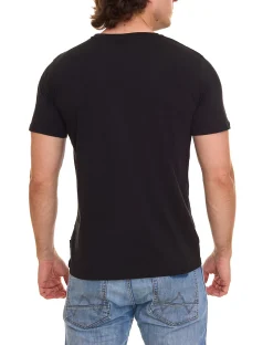 T-Shirts & Tank Tops*LOTTO 3er Pack Herren Basic T-Shirt aus Baumwolle Rundhals-Shirt 8792486 , Schwarz oder Mix Weiß