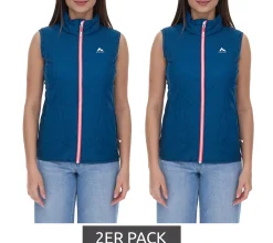 Mäntel & Jacken*McKINLEY 2er Pack Sansa HYB VST W Damen Weste leicht wasserabweisende Stepp-Weste mit PRIMALOFT-Wattierung 419862 510 Blau
