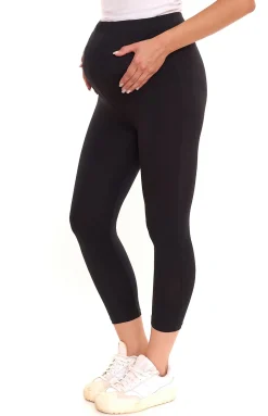 Hosen & Jeans*neun 9 monate 2er Pack Damen Umstands-Leggings bequeme Schwangerschafts-Hose Umstandsmode 258541 Schwarz/Navy