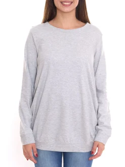 Sweater & Pullover*neun 9 monate 2er Pack Damen schlichtes Schwangerschafts-Shirt Umstands-Mode 54707926 Grau