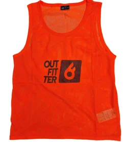 Sportoberbekleidung*Outfitter 5er Pack OCEAN FABRICS TAHI nachhaltiges Kinder Trainings-Leibchen Mannschaftssport OUT-K-3038-OTW-28 Neon-Orange