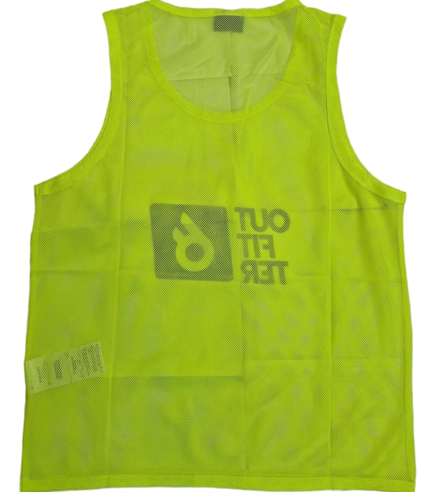 Sportoberbekleidung*Outfitter 5er Pack OCEAN FABRICS TAHI nachhaltiges Kinder Trainings-Leibchen Mannschaftssport OUT-K-3038-OTW-27 Neongelb