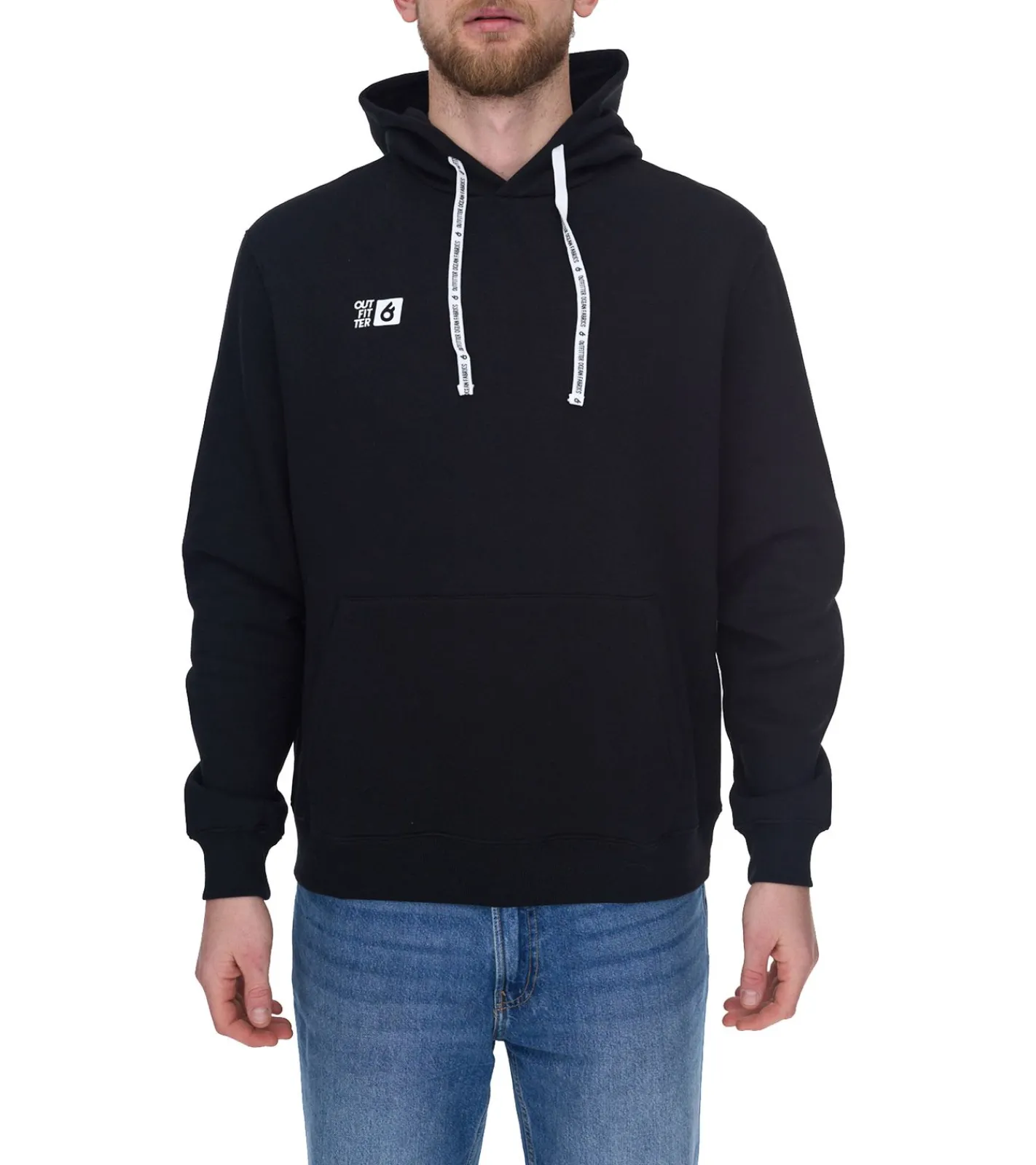 Pullover & Sweater*Outfitter 3er Pack Ocean Fabrics Thai Herren Hoodie nachhaltiger Kapuzen-Pullover im Basic-Style OUT-M-1003-OTW Schwarz, Rot oder Dunkelblau