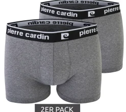 Unterwäsche|Boxershorts*Pierre Cardin 2er Pack Herren Boxershorts Unterwäsche Grau