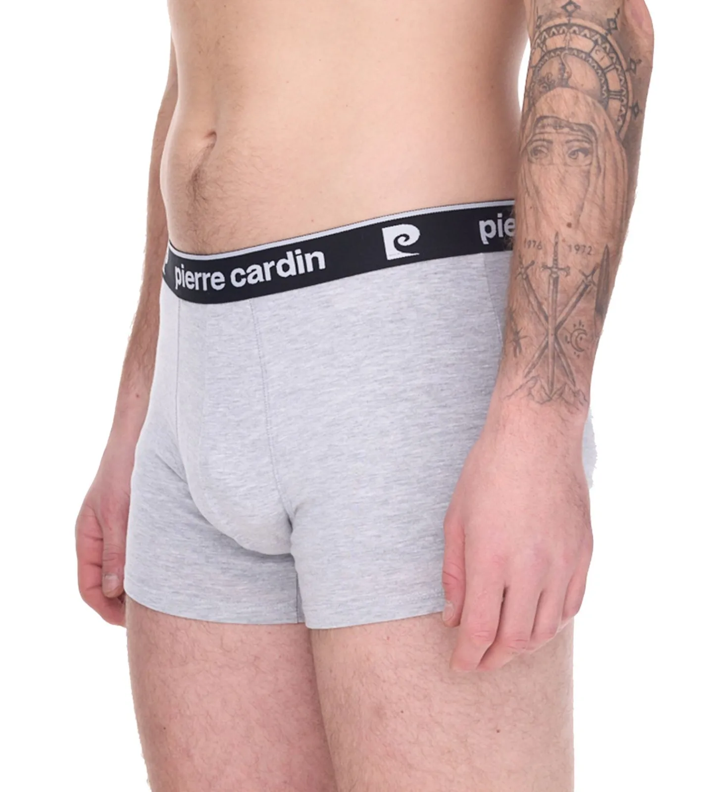 Unterwäsche|Boxershorts*Pierre Cardin 2er Pack Herren Baumwoll-Boxershorts Unterwäsche R808 Schwarz oder Grau