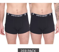 Unterwäsche|Boxershorts*Pierre Cardin 2er Pack Herren Baumwoll-Boxershorts Unterwäsche R808 6990 Schwarz