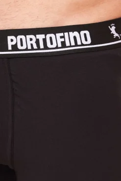 Unterwäsche|Boxershorts*PORTOFINO 2er Pack Herren Unterwäsche komfortable Boxershorts PF100-002 Schwarz