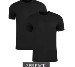 T-Shirts & Tank Tops*PUMA 2er Pack Base Kinder Sport-Shirt für Jungen & Mädchen nachhaltiges Baumwoll T-Shirt mit Logo 678260 02 Schwarz