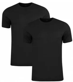 T-Shirts & Tank Tops*PUMA 2er Pack Base Kinder Sport-Shirt für Jungen & Mädchen nachhaltiges Baumwoll T-Shirt mit Logo 678260 02 Schwarz