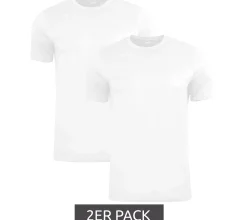 T-Shirts & Tank Tops*PUMA 2er Pack Base Kinder Sport-Shirt für Jungen & Mädchen nachhaltiges Baumwoll T-Shirt mit Logo 678577 Grau, Dunkelblau oder 678260 Weiß, Schwarz