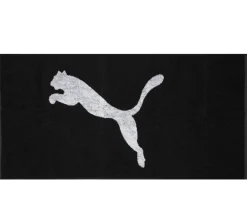 Handtücher*PUMA 2er Pack Baumwoll-Badetuch Fitness-Tuch Frottee-Handtuch mit großem Marken-Logo 50cm x 100cm 054553 Rot oder Schwarz Rot