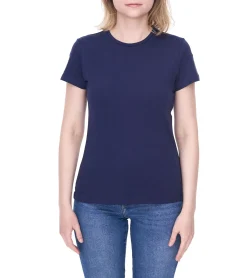 Tops & T-Shirts*PUMA 3er Pack Damen Baumwoll-Shirt T-Shirts Rundhals-Shirt Basic-Shirt 780027 05 Navy