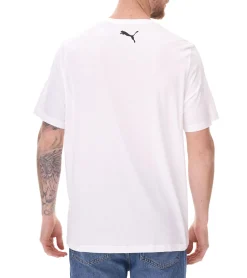 T-Shirts & Tank Tops*PUMA 3er Pack Herren Baumwoll-Shirt T-Shirts Rundhals-Shirt Basic-Shirt 678256 01 Weiß