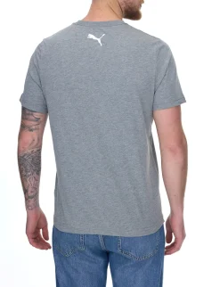 T-Shirts & Tank Tops*PUMA 2er Pack Herren T-Shirts Baumwoll-Shirt Rundhals-Shirts Basic-Shirt 683509 01 Grau