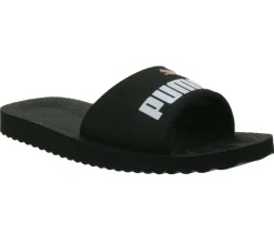 Zehentrenner & Sandalen*PUMA 3er Pack Purecat Bade-Latschen für Damen und Herren Sommer-Schlappen mit EVA-Sohle 360262 Schwarz, Weiß oder Rosa