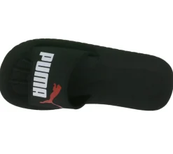 Zehentrenner & Sandalen*PUMA 3er Pack Purecat Bade-Latschen für Damen und Herren Sommer-Schlappen mit EVA-Sohle 360262 Schwarz, Weiß oder Rosa