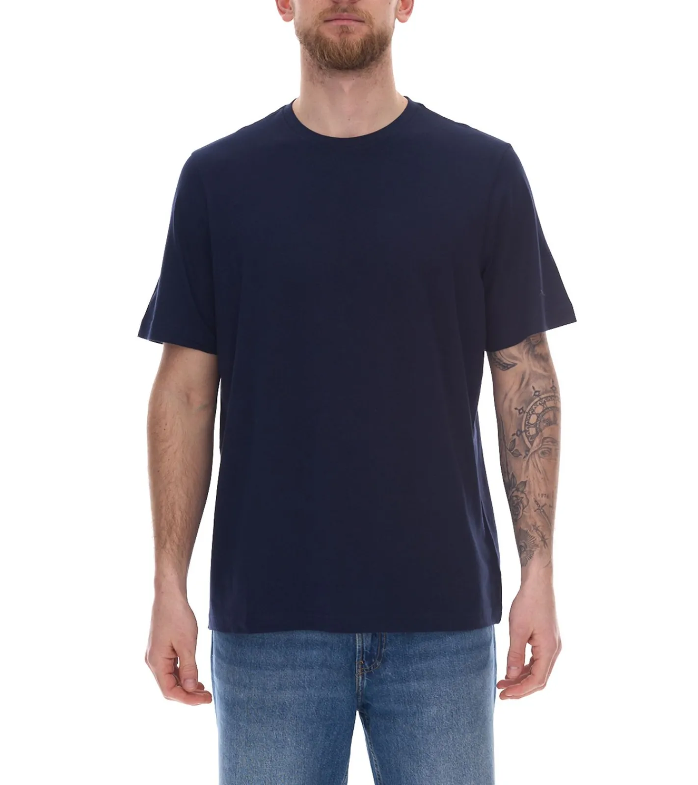 T-Shirts & Tank Tops*PUMA 3er Pack Statement Deluxe Edition Base nachhaltiges Herren Baumwoll-Shirt T-Shirts 683509 Grau oder Dunkelblau