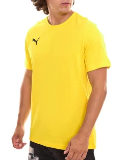 T-Shirts & Tank Tops*PUMA 3er Pack TeamGOAL 23 Casual Herren Baumwoll-Shirt mit Logo-Stickerei schlichtes T-Shirt 656578 Sport- und Freizeit-Shirt