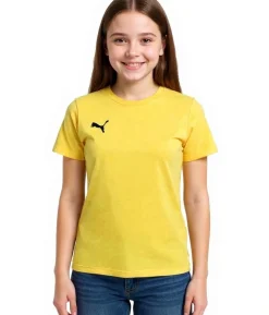 T-Shirts & Tank Tops*PUMA 3er Pack TeamGoal 23 Casual Kinder Sport-Shirt für Jungen & Mädchen Baumwoll T-Shirt mit Logo-Stickerei 656709 07 Gelb