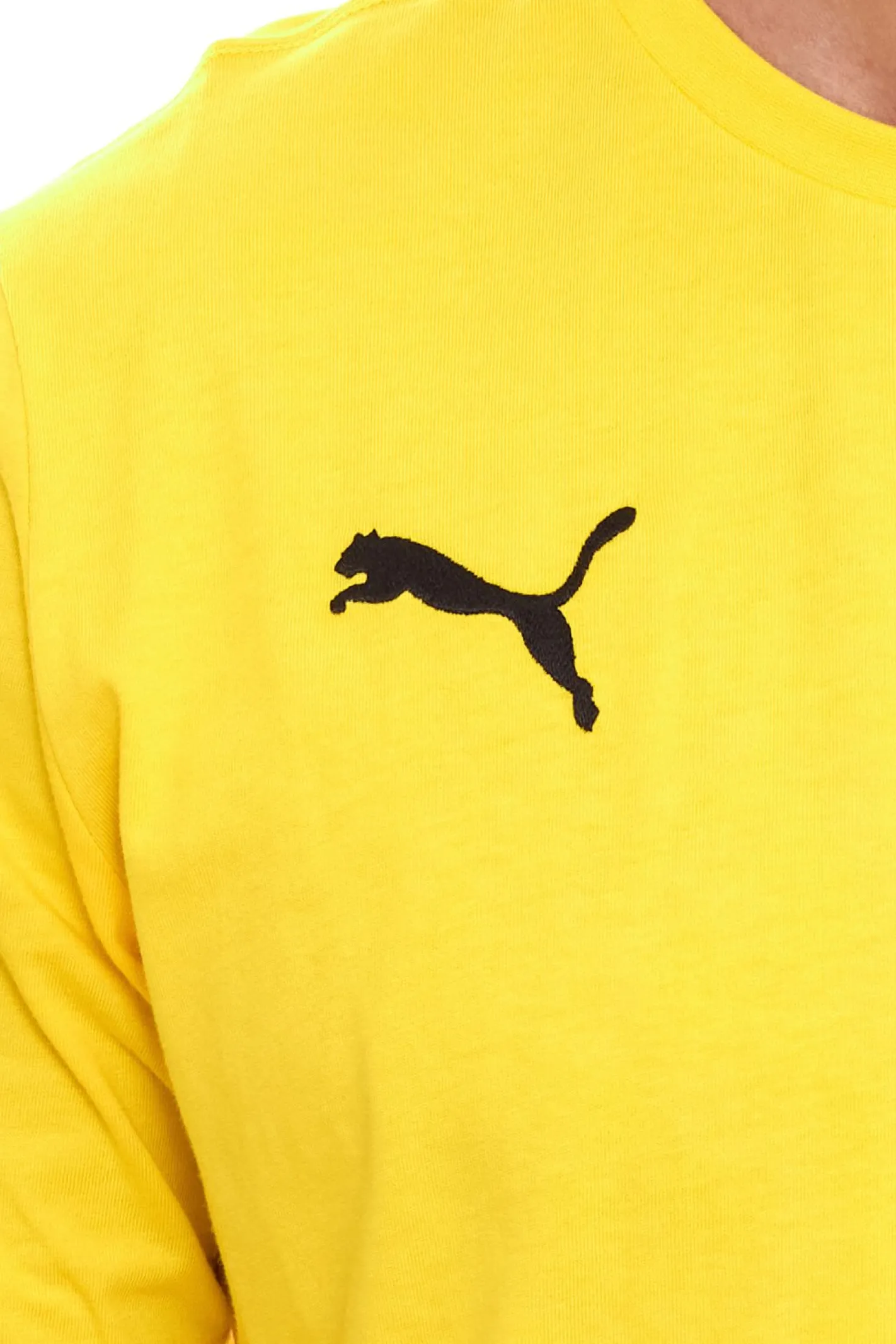 T-Shirts & Tank Tops*PUMA 3er Pack TeamGOAL 23 Casual Herren Baumwoll-Shirt mit Logo-Stickerei schlichtes T-Shirts 656578 07 Gelb