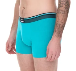 Unterwäsche|Boxershorts*REPLAY 2er Pack Herren Retro Boxershorts Baumwoll-Unterwäsche oder Schwarz/Blau Schwarz/Türkis