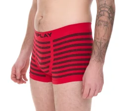 Unterwäsche|Boxershorts*REPLAY 2er Pack Herren Retro Boxershorts Enge-Unterwäsche I101113 N093 Grau/Rot