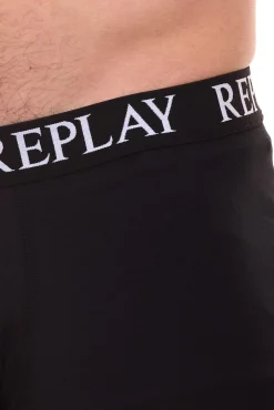 Unterwäsche|Boxershorts*REPLAY 12er Pack Herren Retro Boxershorts Baumwoll-Unterwäsche I101102-002 N011 Schwarz