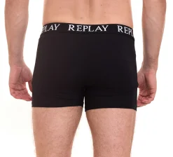 Unterwäsche|Boxershorts*REPLAY 12er Pack Herren Retro Boxershorts Baumwoll-Unterwäsche I101102-002 N011 Schwarz
