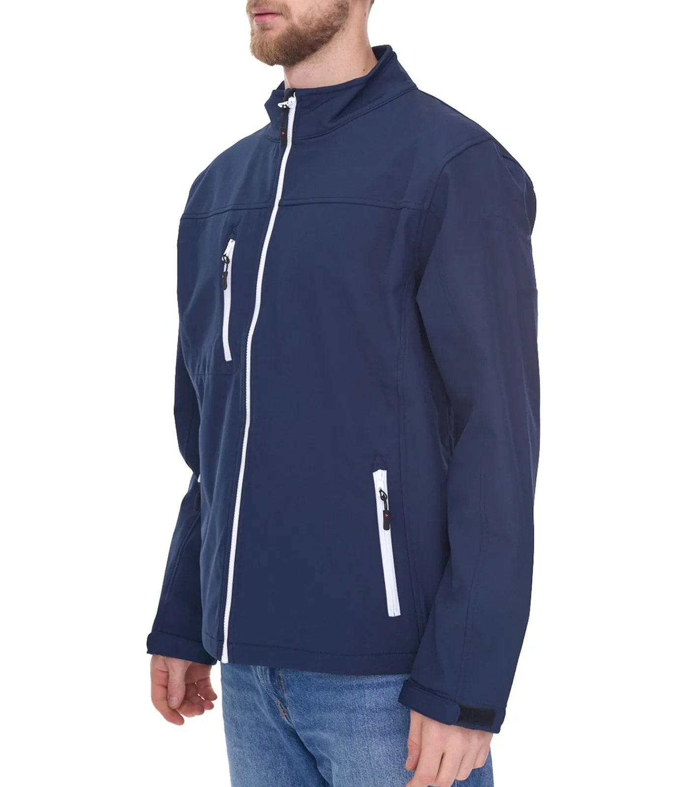 Mäntel & Jacken|Jacken & Mäntel*SANTINO 2er Pack Softshell-Jacke wasserabweisende Outdoor-Jacke für Damen oder Herren Sparpack Alltags-Jacke in Blau oder Schwarz
