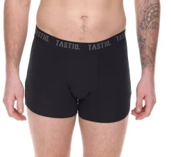 Unterwäsche|Boxershorts*TASTIQ 3er Pack Herren Boxershorts mit Pizza-Print Baumwoll-Unterhose im stylischer Pizza-Geschenkbox Unterwäsche Tas/1/BCX3/PIZ Schwarz/Blau/Gelb