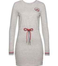 Kleider*Tom Tailor 2er Pack POLO TEAM Damen Baumwoll-Kleid mit Knöpfen 21499233 Grau