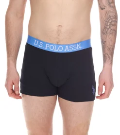 Unterwäsche|Boxershorts*U.S. POLO ASSN. 6er Pack Herren Boxershorts atmungsaktive Baumwoll-Unterhose Unterwäsche 011601_US16133_02 Schwarz oder Blau/Rot