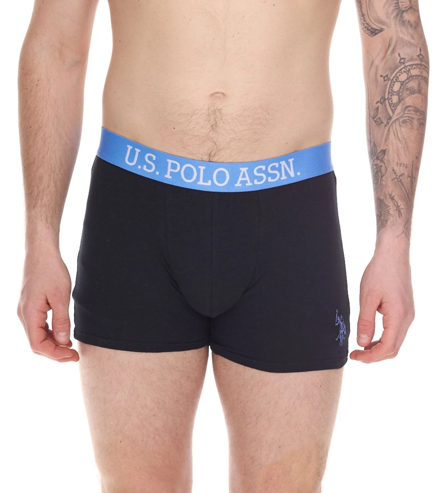 Unterwäsche|Boxershorts*U.S. POLO ASSN. 6er Pack Herren Boxershorts atmungsaktive Baumwoll-Unterhose Unterwäsche 011601_US16133_02 Schwarz oder Blau/Rot