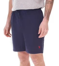 Shorts & Bermudas*U.S. POLO ASSN. 2er Pack Herren Freizeit- & Sport-Shorts leichte Fitness-Short mit U.S. Polo Stickerei kurze Hose US16738 Schwarz/Rot oder Dunkelblau/Rot