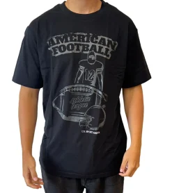 T-Shirts & Tank Tops*U.S. SPORT AMERICA 2er Pack Herren T-Shirt Basic Baumwoll-Shirt Rundhals-Shirt Kurzarm Schwarz/Weiß oder Schwarz/Blau