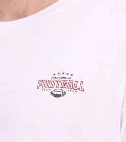 T-Shirts & Tank Tops*U.S. SPORT AMERICA 2er Pack Herren T-Shirt Basic Baumwoll-Shirt Rundhals-Shirt Kurzarm Blau/Weiß