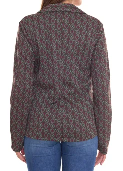 Blazer & Sakko*Aniston 2er Sparpack CASUALS Damen Blazer Kurz-Jacke mit Knöpfen 56919808 Grün/Braun