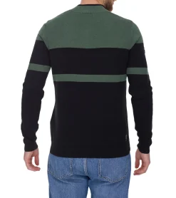 Pullover & Sweater|Sportoberbekleidung*DARE 2b 2er Sparpack Outgoing II Herren Sweatshirt Troyer mit antibakterieller Geruchskontrolle Pullover DMK312_P7T Schwarz/Gün